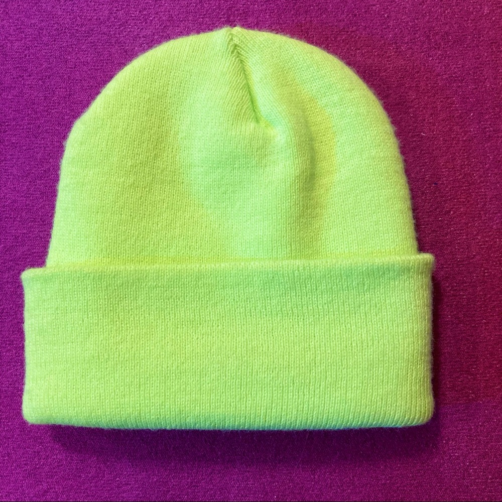 Neon American Apparel Beanie